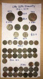 152.  7-1-2018, Little Butte School, $2.13 plus Philippine dollars & two 1952-D pennies.jpg