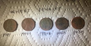 9.  The wheat pennies I found including the complete set of 1944s.jpg