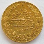 1876 Ottoman-Turkiish Empire 100 Kurus Gold Coin (1).jpg