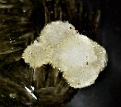 Strontianite on barite, Caldwell Stone, Danville, KY, 10X, natural light.jpg