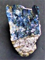 Afganite crystals  on matrix, Badakhshan, Afganistan, Miniature, natural light.JPG