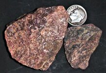 Tilasite, Langban, Filipstad, Varmland Co., Sweden (TL), US dime for scale, natural light.JPG