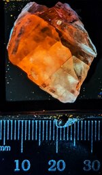 Calcite, Monte Cristo Mine, Rush Zn District, Marion Co. AR, LW 365nm, gift of M. York.jpg