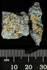 Sodalite and tufted Lavenite (NF), De-Mix Varens Quarry, Sain Amable Sill, Quebec, Canada, nat...jpg