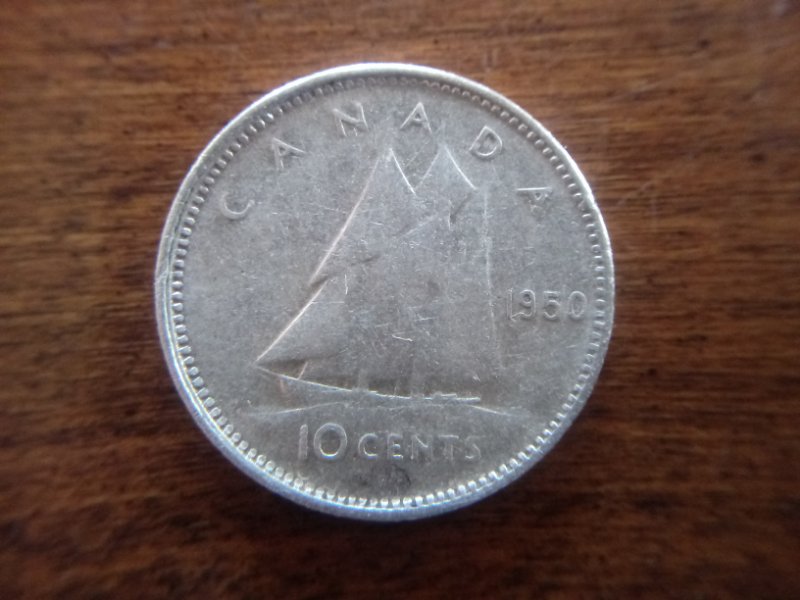 1950 KGVI Canadian Silver Dime Found in Coinstar on 3.30.2020 (Obverse).jpg